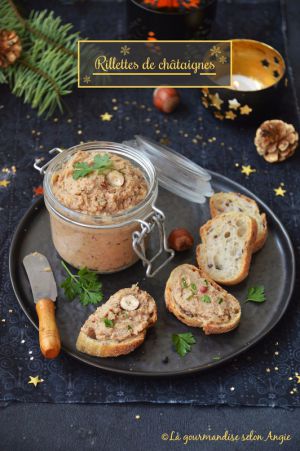 Recette Rillettes express aux châtaignes #Noël #Vegan