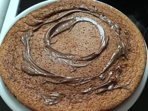 Recette Gâteau magique à la pâte à tartiner