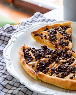 Recette Tarte gourmande aux poires & chocolat