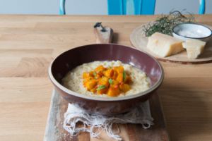 Recette Risotto au Butternut Rôti