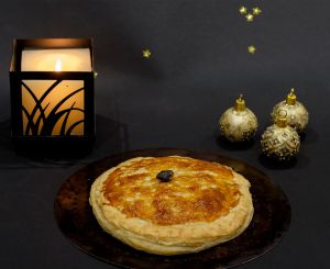 Recette Galette (des rois) aux champignons de Paris et morilles