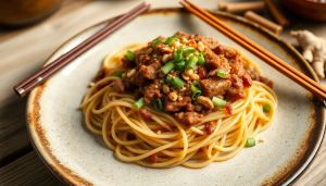 Recette Nouilles Dan Dan : savoureux Plat Chinois Maison