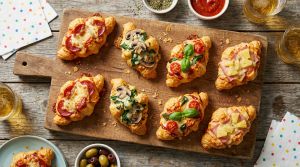 Recette Ces croissants apéritifs saveur pizza font un carton à chaque fournée