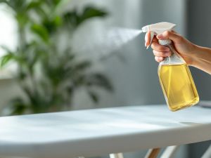 Recette Nettoyer une planche à repasser qui sent la vapeur avec pulvérisation citronnée