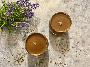 Recette Crème au chocolat et à la lavande de Christophe Felder