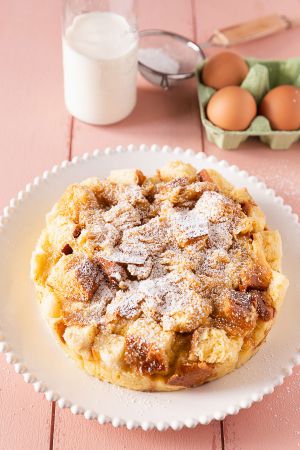 Recette Gâteau de brioche perdue