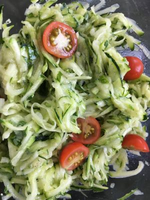Recette Salade de courgettes