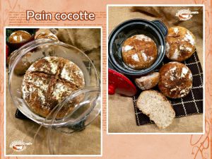 Recette Pain cocotte et petits pains individuels