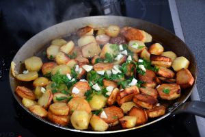 Recette Pommes de terre sarladaises