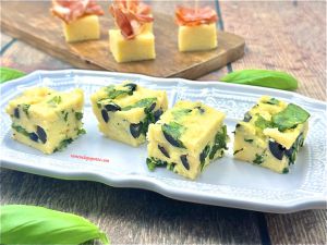 Recette Polenta olives basilic