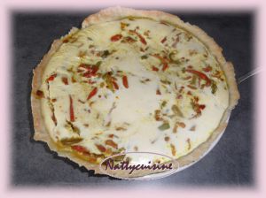 Recette Tarte aux poivrons