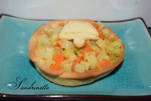 Recette Tartelette des Sous-Bois croustillant  (Version Sans Champignon)