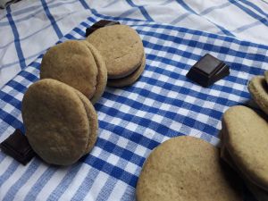 Recette Biscuits fourrés au chocolat {Vegan}
