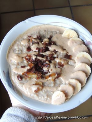 Recette Porridge banane-dattes