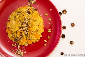 Recette Risotto potimarron et noisettes