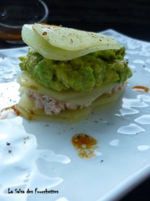 Recette Millefeuille De Betteraves Au Thon et a l'Avocat