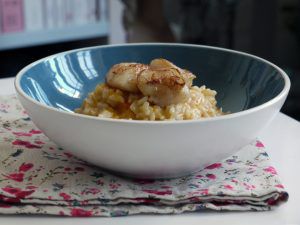 Recette Risotto au potiron & Saint-Jacques