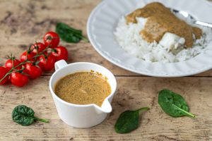 Recette Sauce tomates cerises, épinards et parmesan