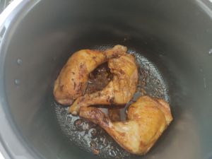 Recette Cuisses de poulet avec l'extra crisp de Moulinex