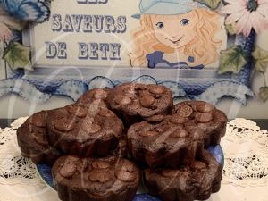Recette Brownies de Chocolate com Gotas de Chocolate / Brownies au Chocolat et Pépites de Chocolat