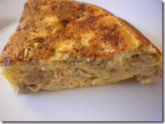 Recette Cake polenta au parmesan bacon / champignons de Paris