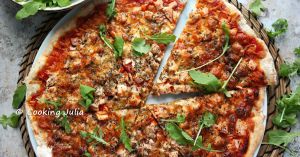 Recette Pizza express poulet-mozzarella