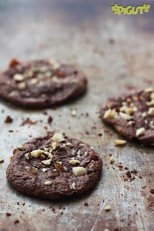 Recette Cookies Meringués Choco-Noisette {Aquafaba / Vegan / Sans Gluten}