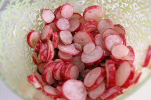 Recette Salade de radis rose