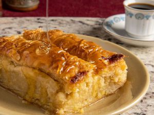 Recette Galaktoboureko (gâteau grec à la semoule)