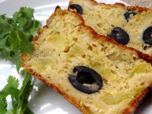 Recette Cake aux anchois, courgettes et olives