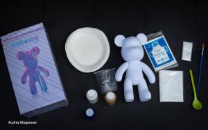 Recette Pouring art " Joy cadeaux"