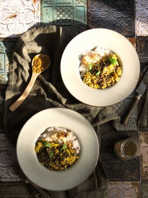 Recette Curry de chou-fleur aux lentilles