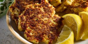 Recette Cheesy Cauliflower Cakes