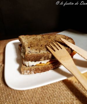 Recette Sandwich toasté  veggie