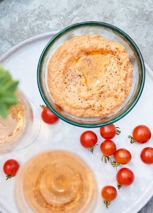 Recette Crème de poivrons à la feta (Ktipiti, tyrokafteri ou chtypiti)