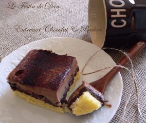 Recette Dan' cake : Entremet Chocolat & Praliné
