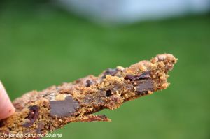 Recette Cookie géant chocolat dattes