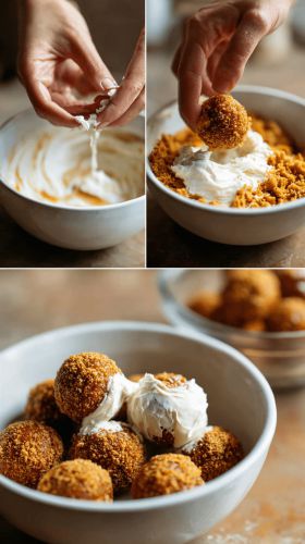 Recette Pumpkin Cheesecake Balls: Irresistible Fall Flavor Bites