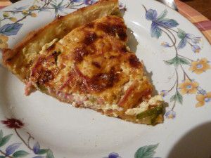 Recette Tarte au confit de courgettes