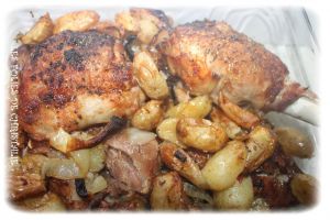 Recette Cuisses de dinde et petites pommes de terre (Airfryer)