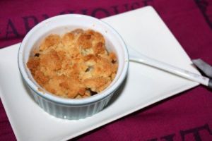 Recette Crumble pomme, poire et chocolat sans gluten