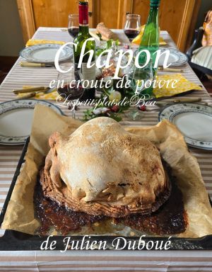 Recette Chapon en croute de poivre