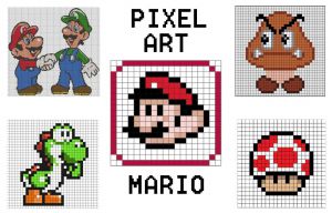 Recette Pixel art Mario : sélection des 50 plus beaux modèles à réaliser