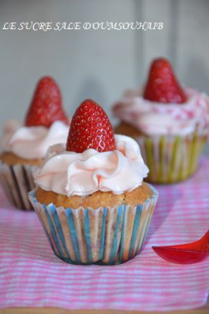 Recette Cupcakes aux fraises