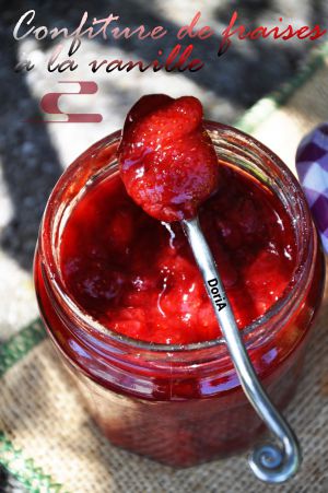 Recette Confiture de fraises à la vanille
