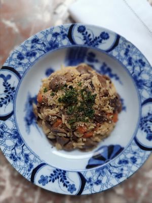 Recette Orzotto aux champignons