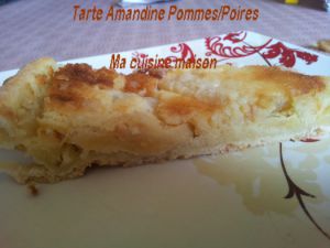 Recette Tarte Amandine Pommes/Poires