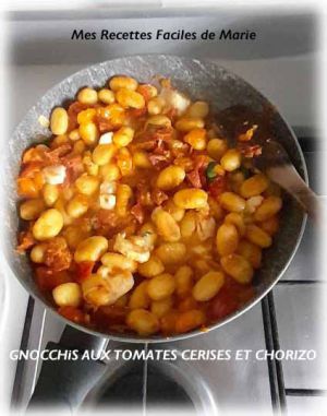 Recette Gnocchis aux tomates et chorizo
