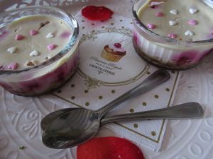 Recette No cheese cake vanille- framboise - cardamome