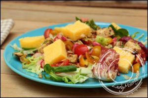 Recette Salade de poulet et polenta